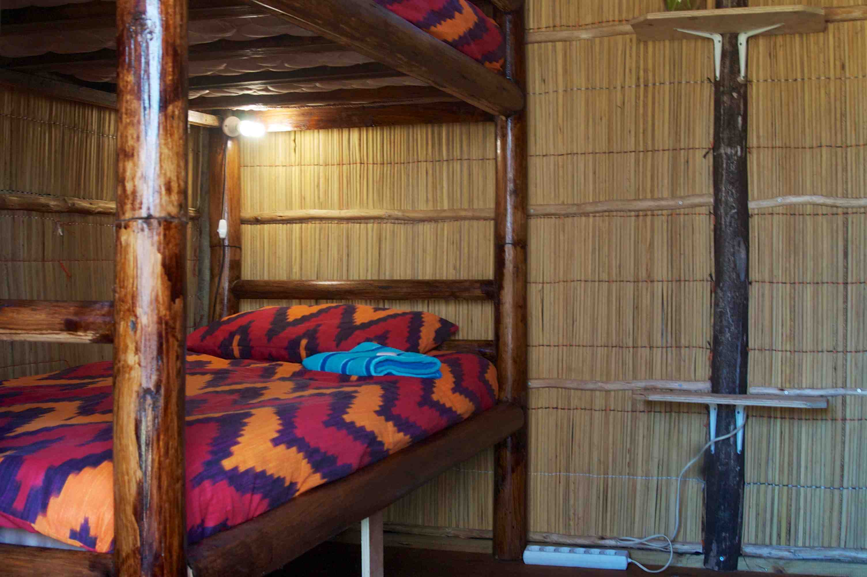 backpacker hostel dorm budget cheap ponta beach mozambique